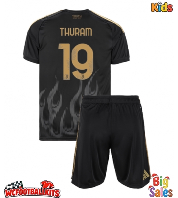 Juventus Khephren Thuram #19 Replica Third Stadium Kit for Kids 2026-27 Short Sleeve (+ pants)